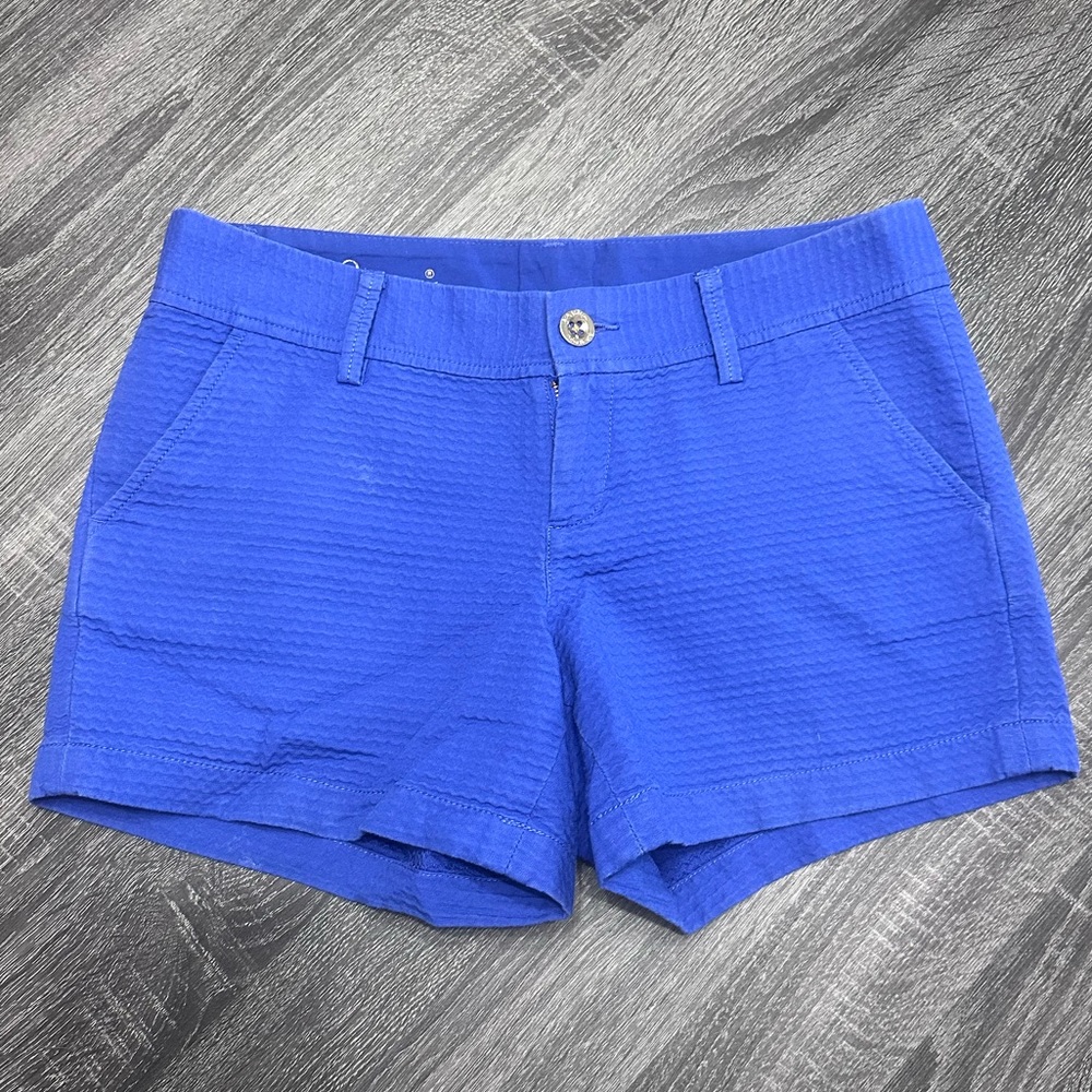 Lilly Pulitzer- Callahan Jacquard Short - Royal Blue - 5 inch inseam